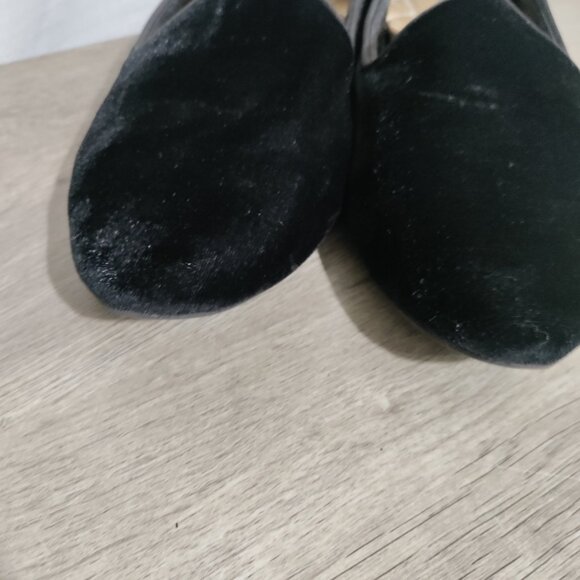 Birdies The Heron Black Velvet Loafer Slip On Shoes Classic Elegant Size 10 - Picture 7 of 12